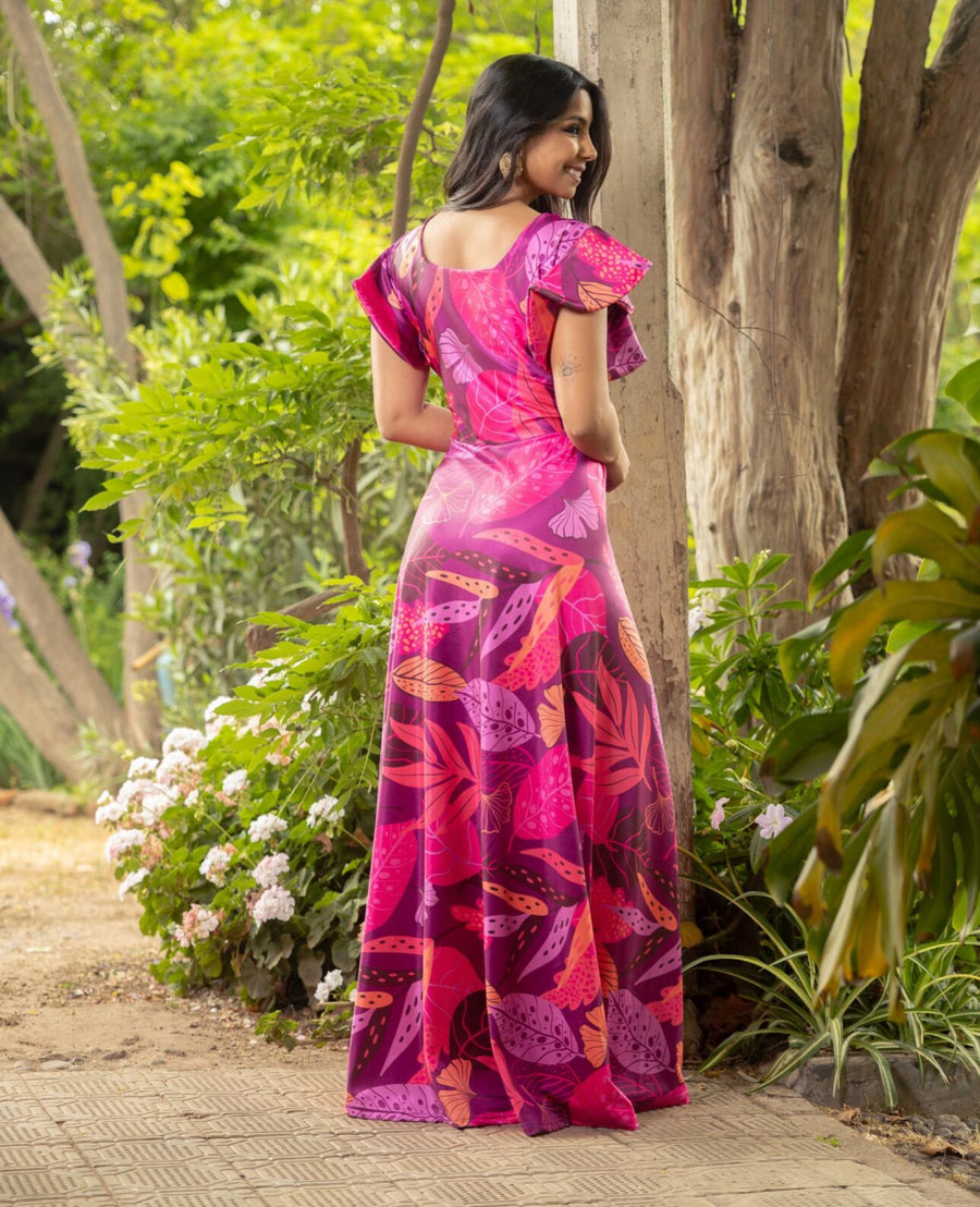 Vestido María José Berry Glow