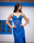 Vestido Lea Azul