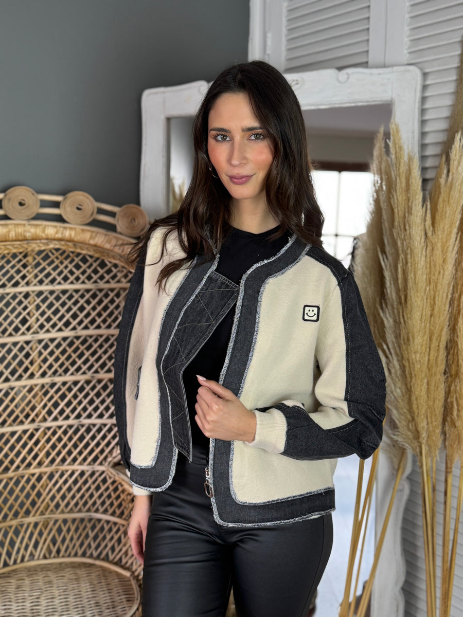 Chaqueta Amore Dúo Crema