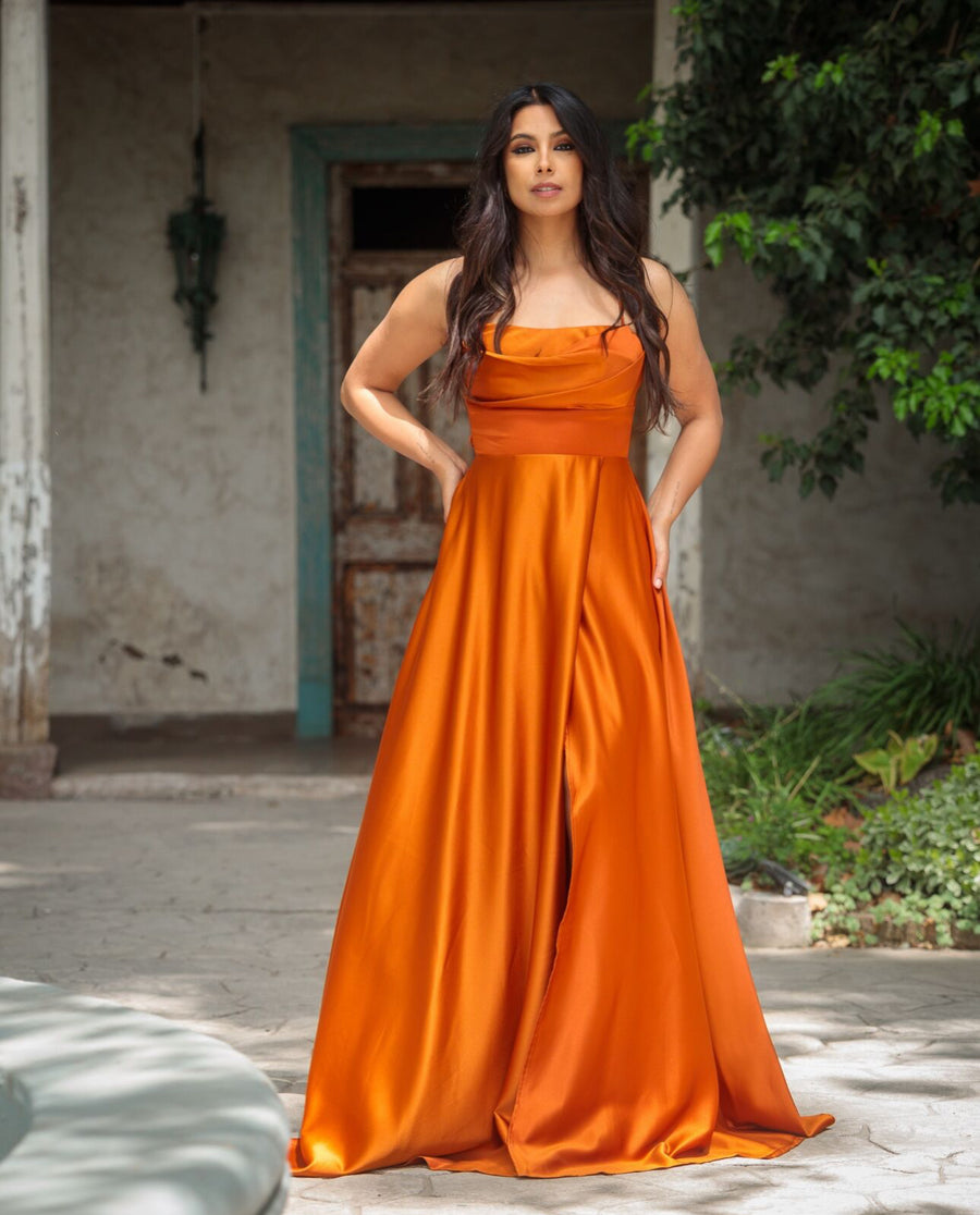 Vestido Figueres Terracota