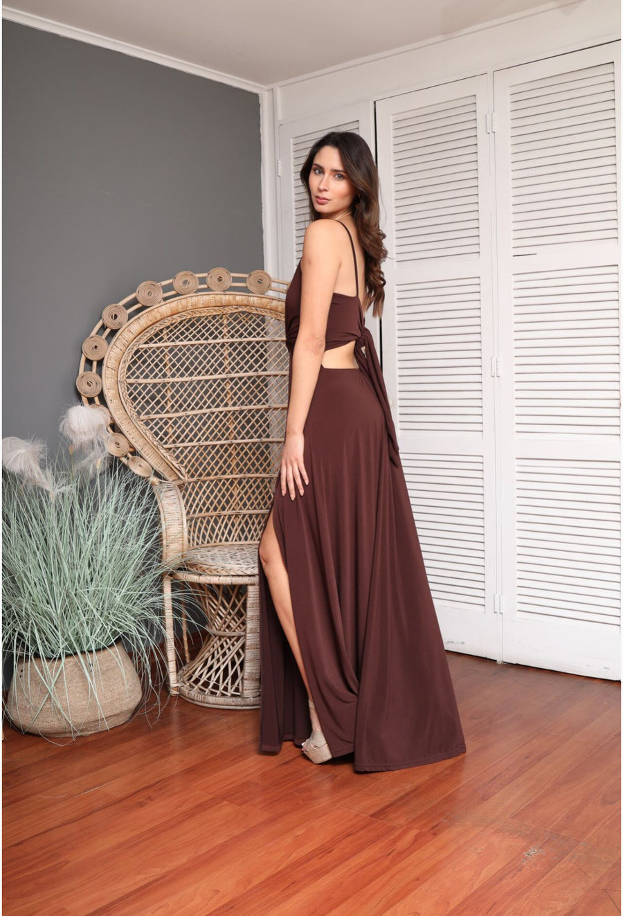 Vestido Pascuala Chocolate