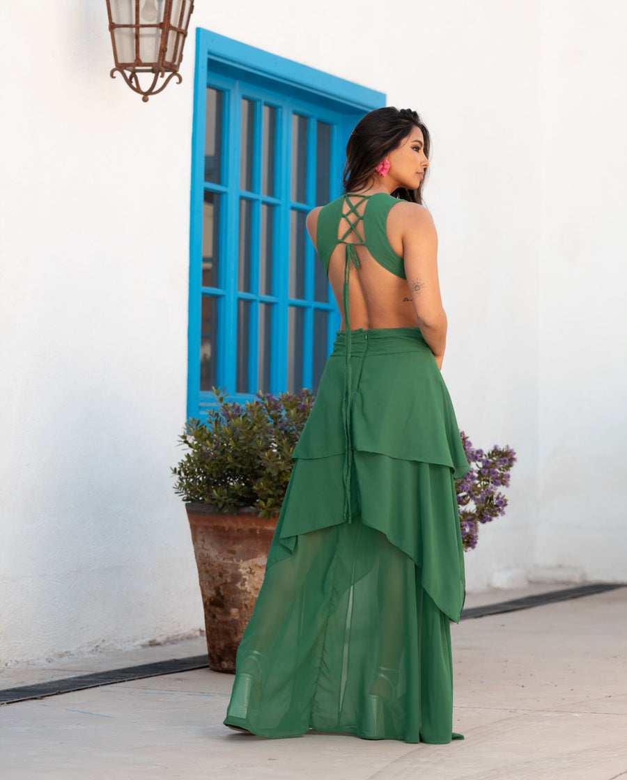 Vestido Cota Verde
