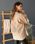 Chaqueta Camisera Arena