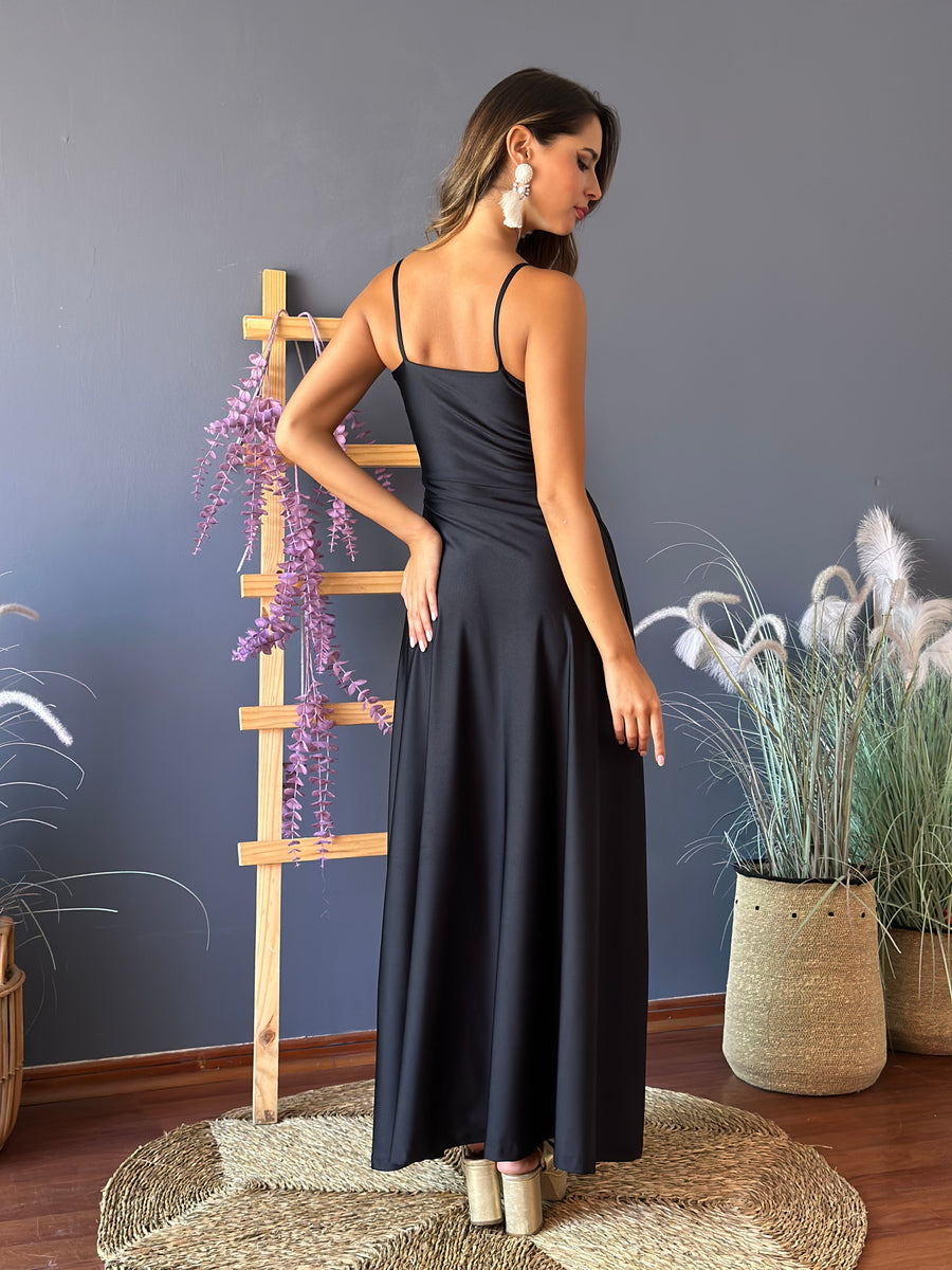 Vestido Paula Touch Black Print