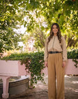 Chaqueta bomber crema