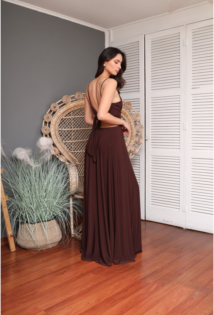 Vestido Pascuala Chocolate