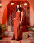 Vestido Angelina Terracota