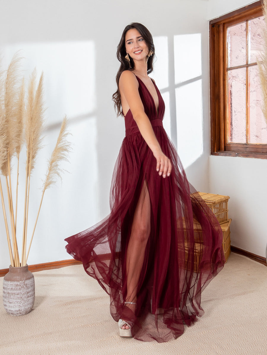Vestido Clara Vino