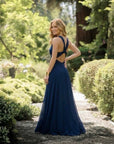 Vestido Ángela Azul Marino