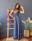 Vestido Paula Blue Print