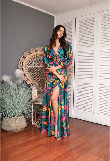 Vestido Josefina Green Paradise