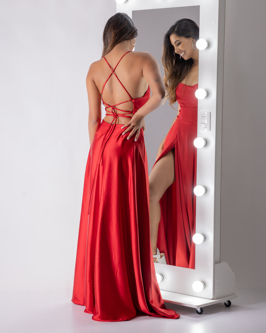 Vestido Florencia Rojo