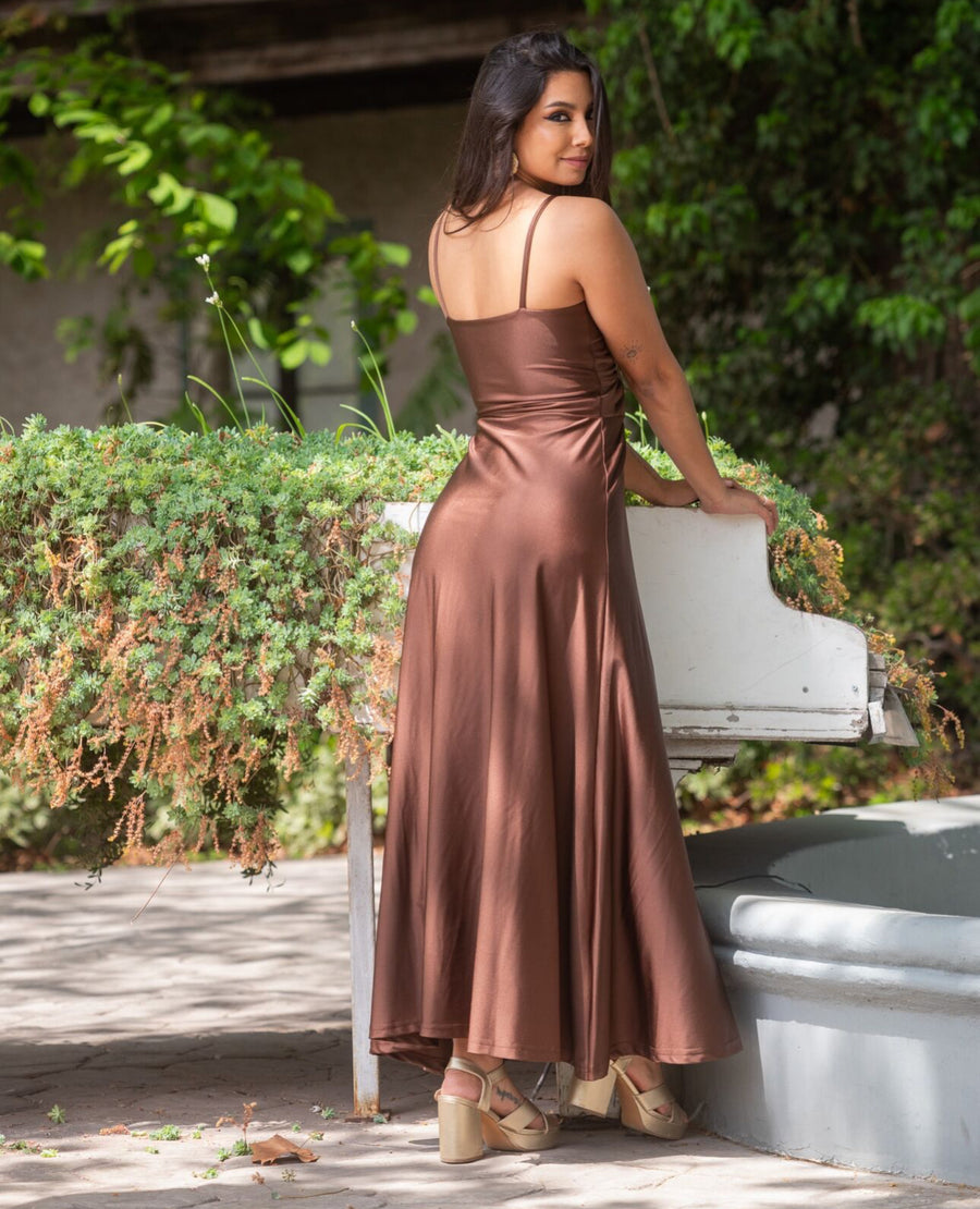 Vestido Paula Chocolate