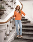Sweater Escocia Naranjo