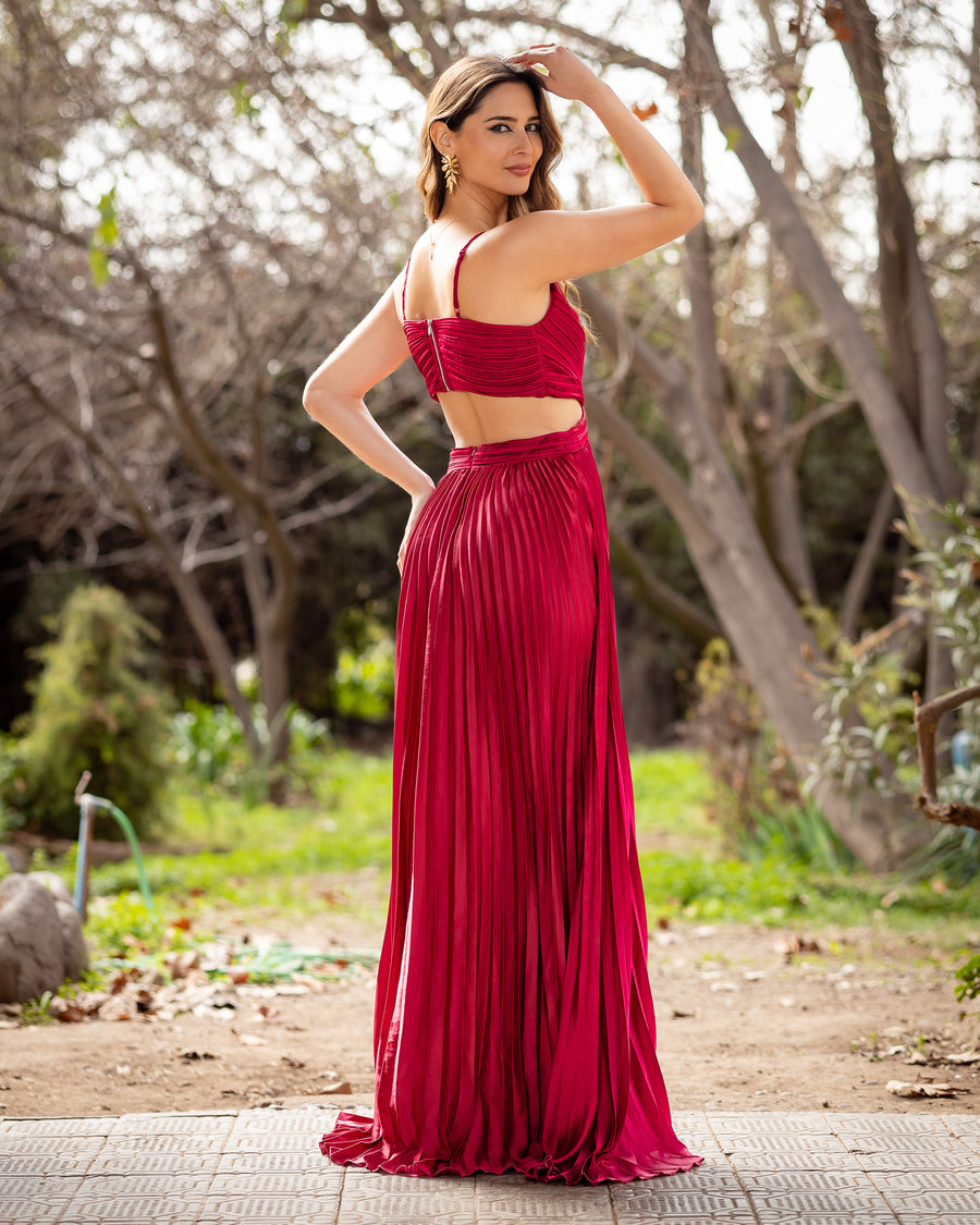 Vestido Dali Burdeo