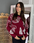 Sweater Shine Burdeo