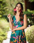 Vestido Lena Green Paradise
