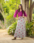 Falda Carmen Hibiscus