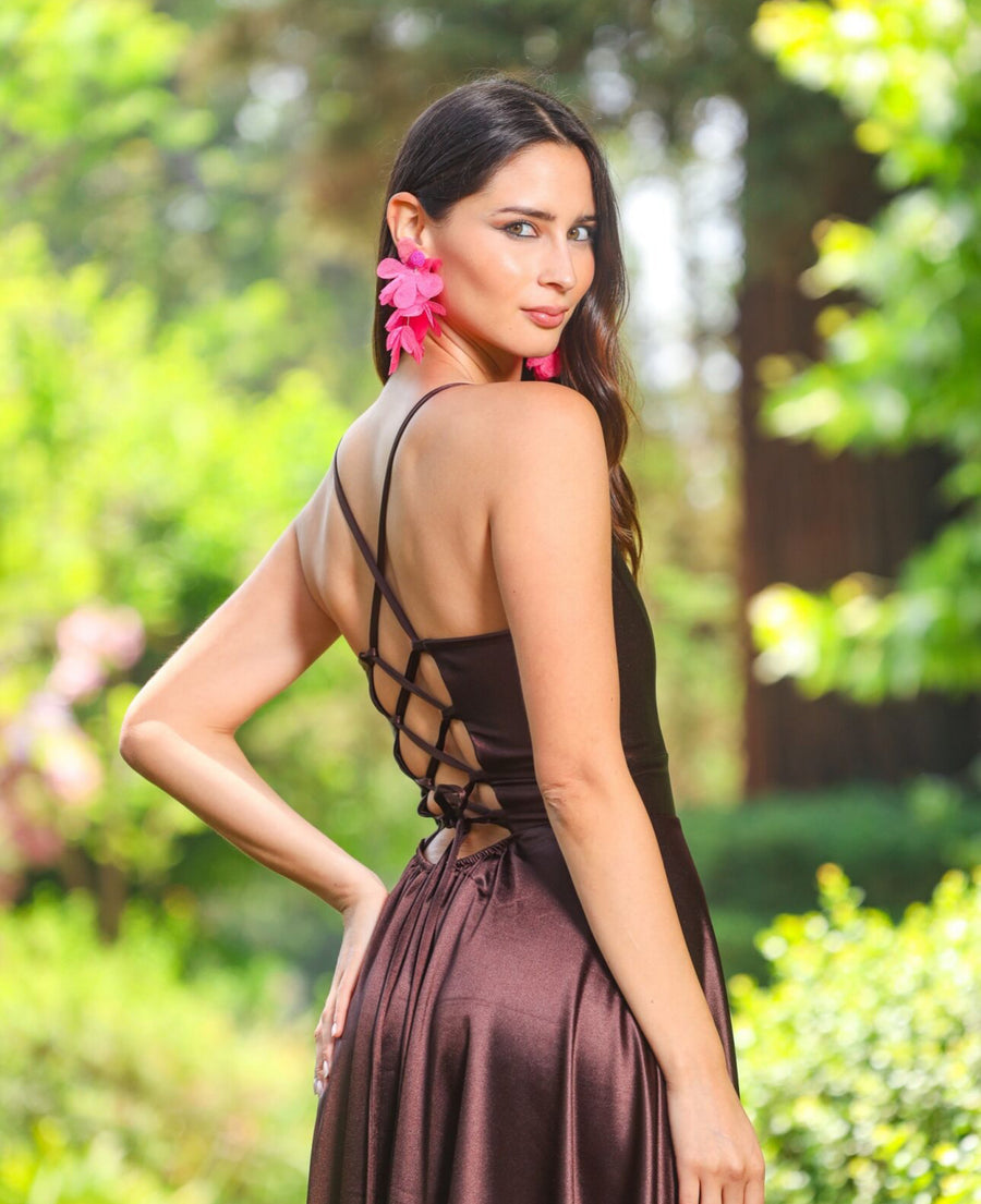 Vestido Amalia Chocolate