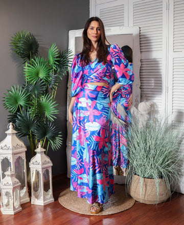 Conjunto Lua Maui Azul