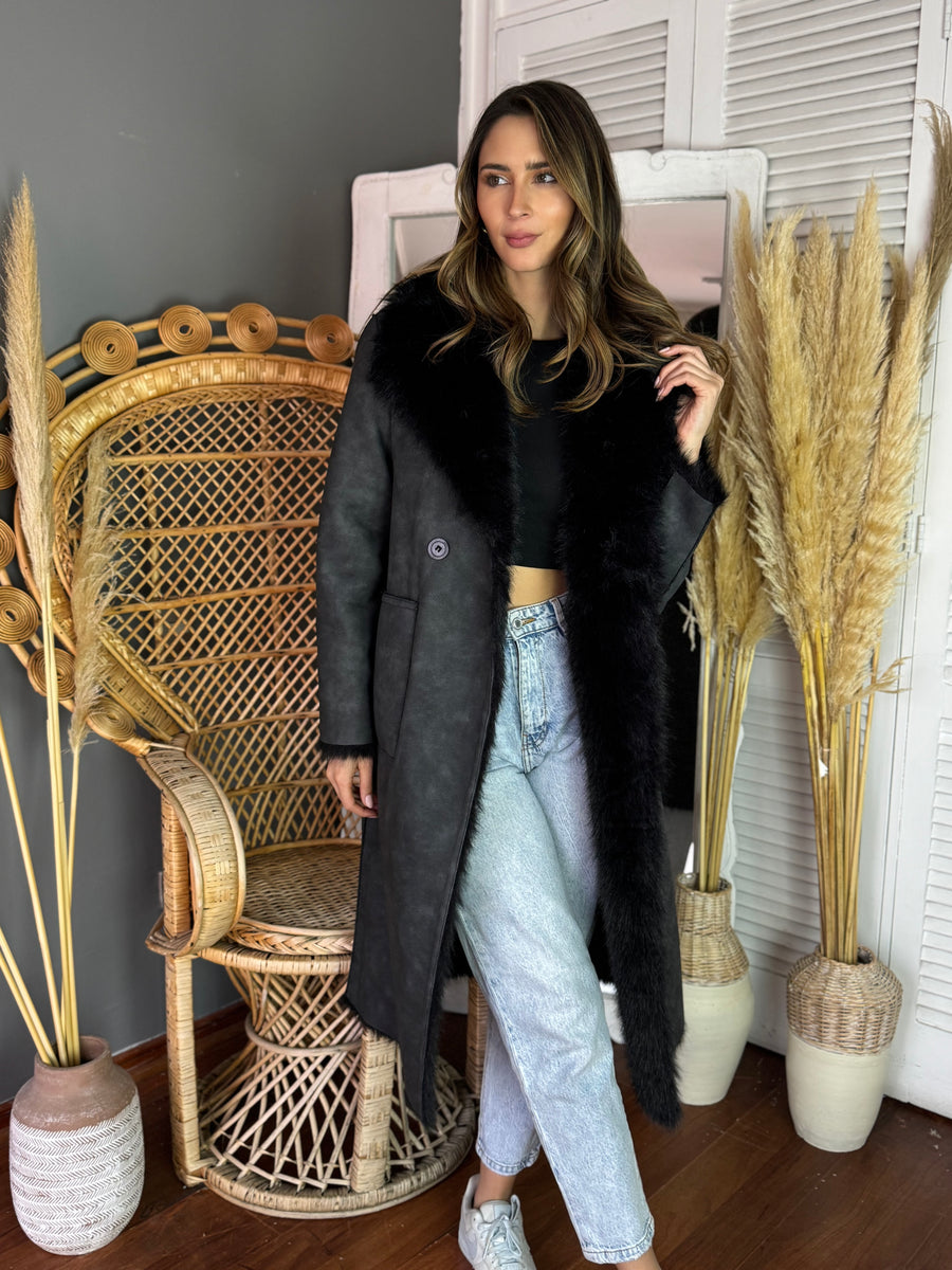 Chaqueta Alaska Negra Reversible