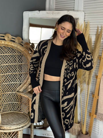 Cardigan Classic Print Love