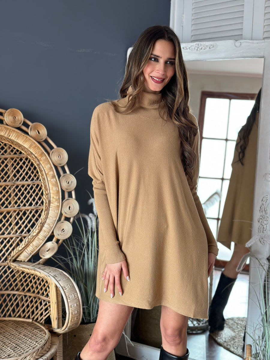 Vestido tejido Roberta Camel