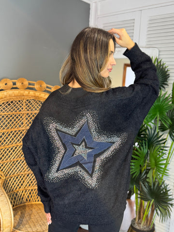 Sweater Italian Stella Negro