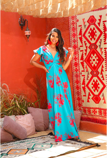 Vestido María José Rosas