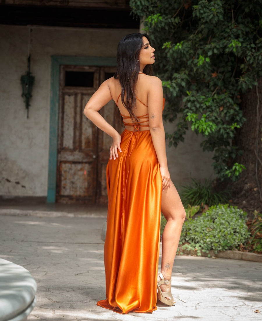 Vestido Figueres Terracota