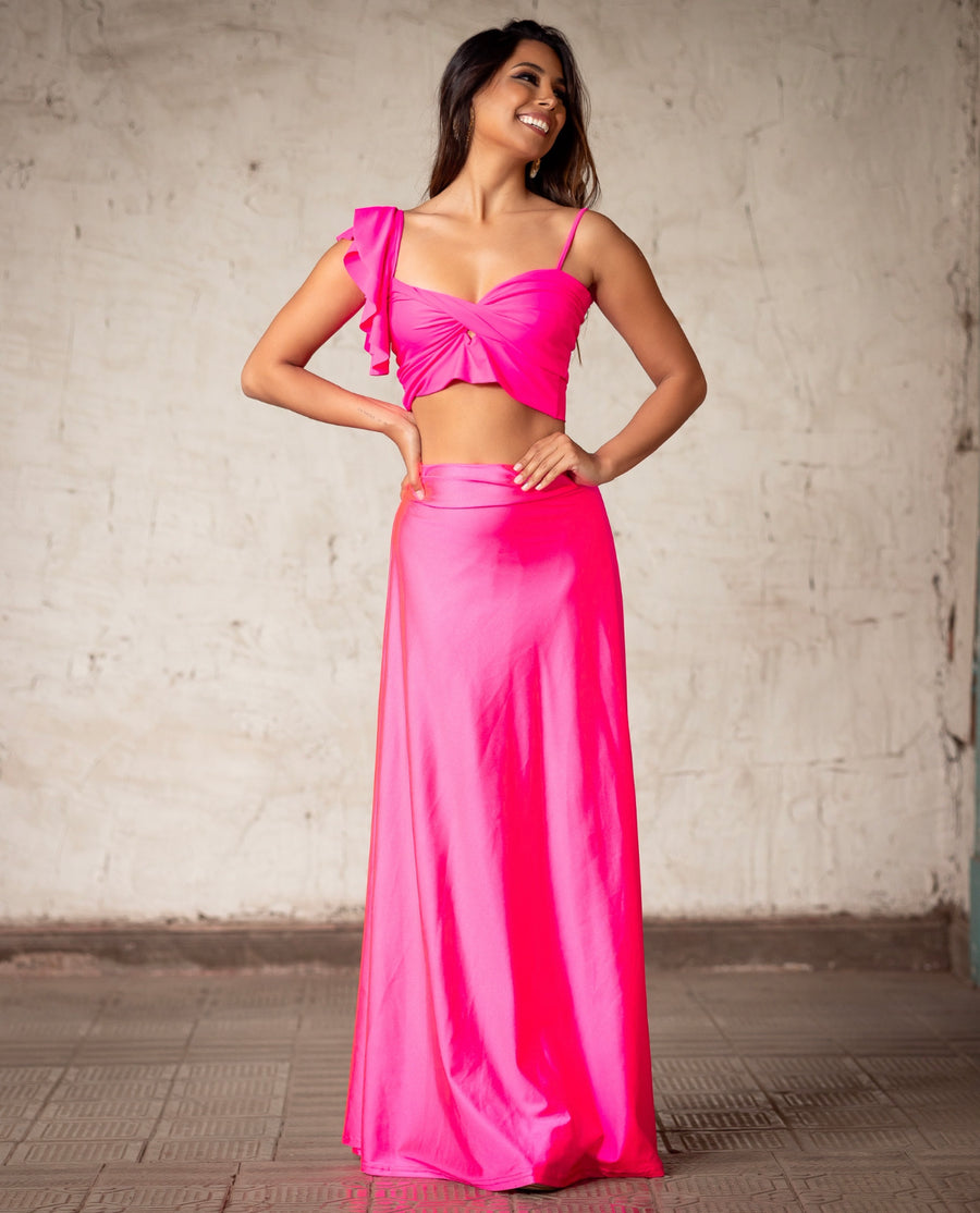 Conjunto Doris Fucsia