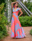 Vestido Ana Flúor Sabana Fucsia