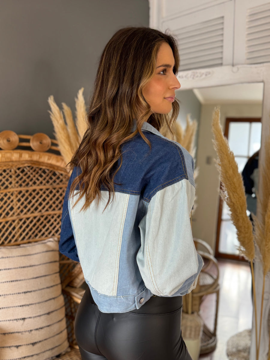 Chaqueta Denim Mix