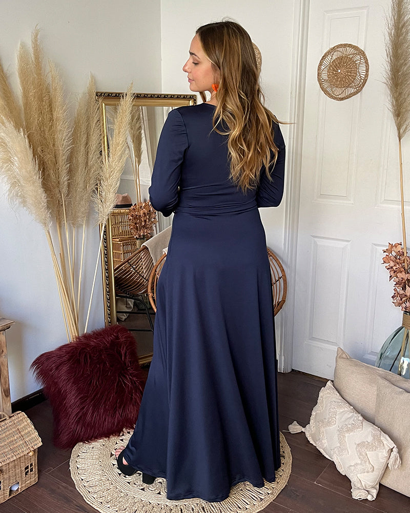 Vestido Titi Plus Azul Marino