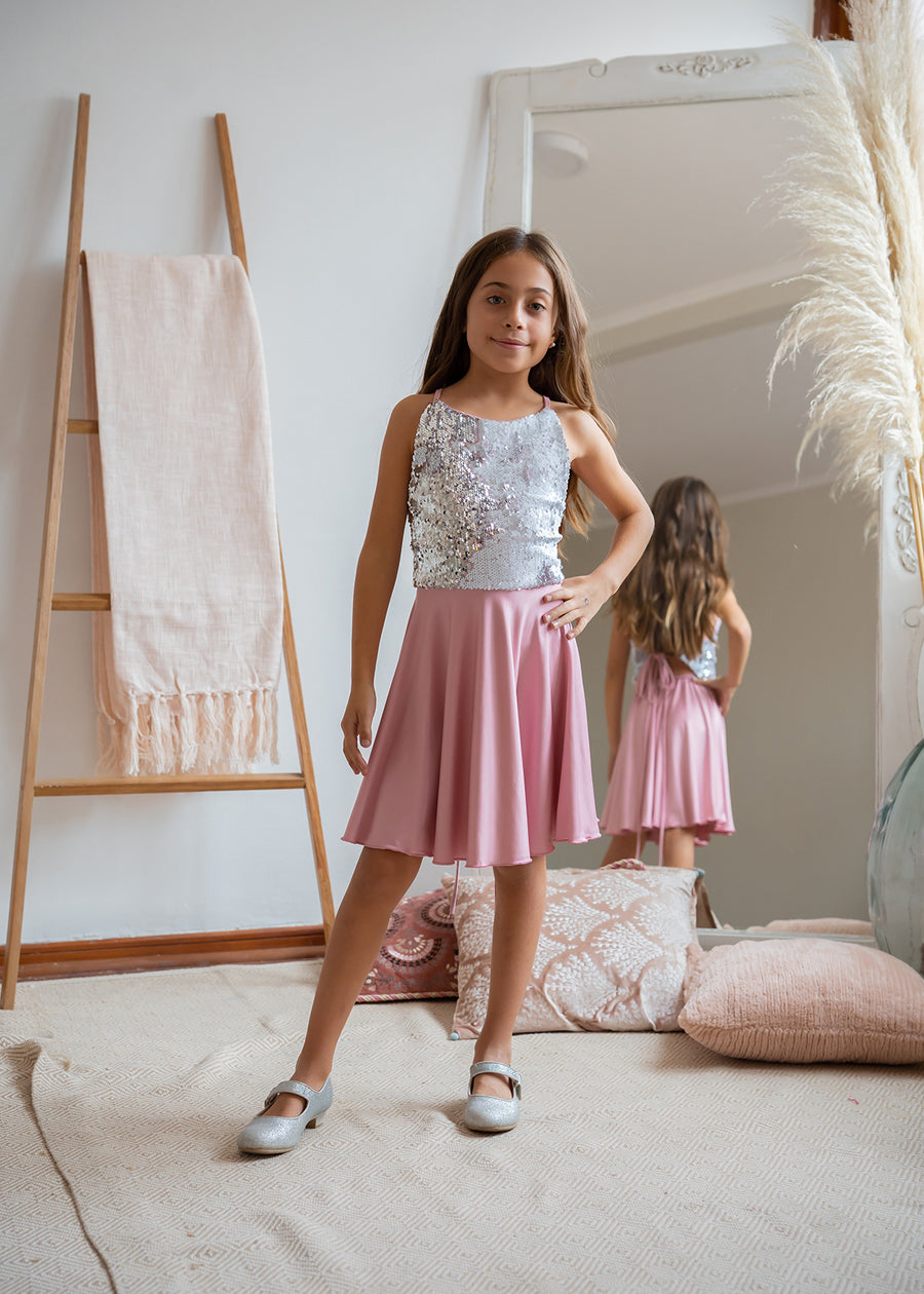 Vestido Celeste